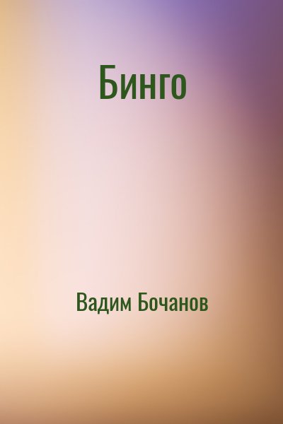 Вадим Бочанов - Бинго