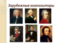 Биографические очерки зарубежных композиторов